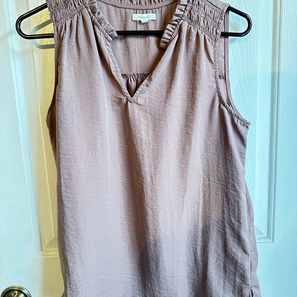 Maurices Mauve Sleeveless Blouse